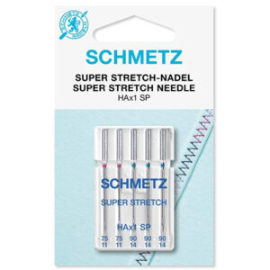 Õmblusmasina nõelad SuperStrech nr. 75-90 HAx1sp