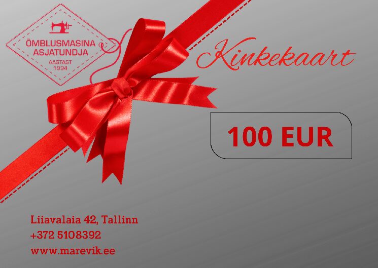 Kinkekaart 100€