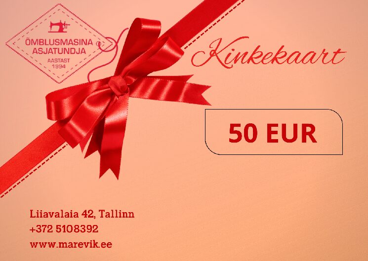 Kinkekaart 50€