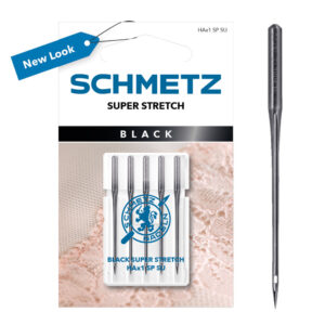 Õmblusmasina nõelad SuperStrech Black nr. 90 HAx1sp SU